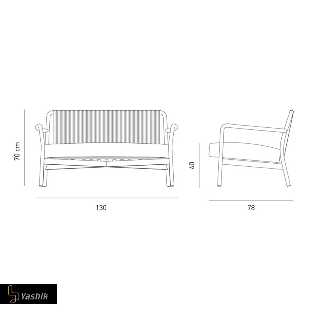 S=Naz^صندلی دو نفره کاپری II (3)